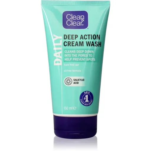 Clean & Clear Daily gel de curatare cremos faciale 150 ml