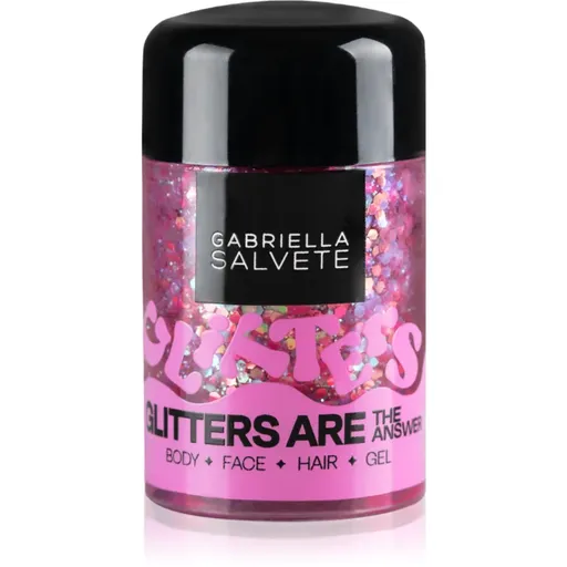 Gabriella Salvete Glitters Are The Answer sclipici pentru față și corp culoare Pink 10 ml