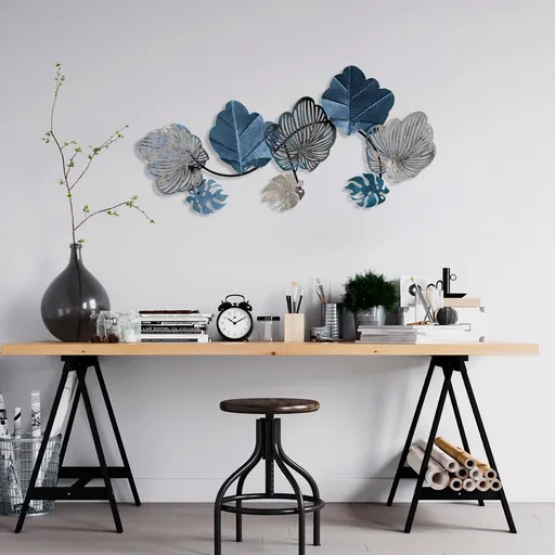 Decoratiune de perete, Zhoushan 3, Dimensiuni: 42 x 80 cm, Multicolor