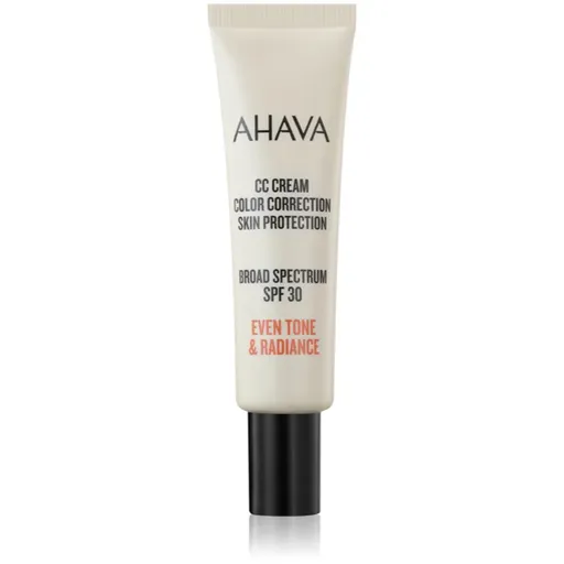 AHAVA CC Cream Color Correction crema CC pentru uniformizarea nuantei tenului SPF 30 30 ml