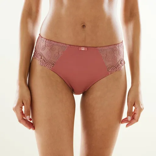 Set de 2 chiloți clasici Rima în microfibră și dantelă Rima