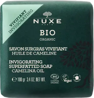 Nuxe Săpun solid pentru față și corp Bio Organic Invigorating (Superfatted Soap) 100 g
