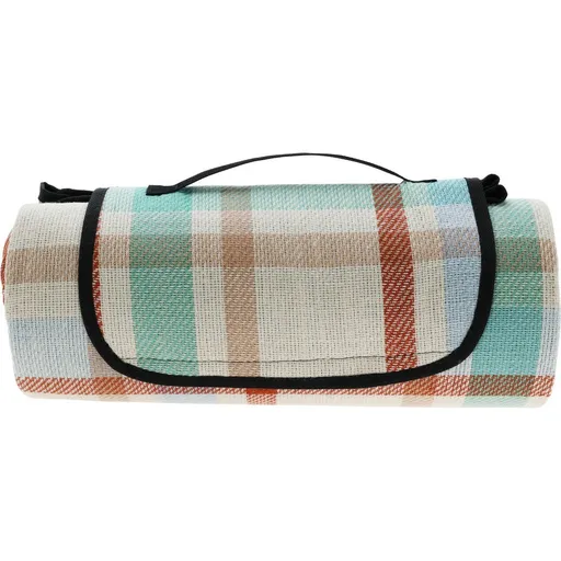 Pătură de picnic Redcliffs Dice verde-portocaliu,150 x 180 cm