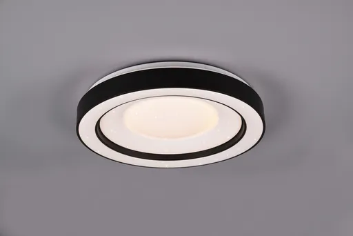 Plafoniera Arco, RL, 49x8 cm, 22W, 1x SMD, plastic, negru mat