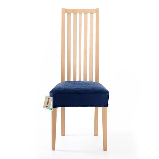 Restilo Husă elastică pentru scaun Sento indigo, 40 x 40 + 5 cm, albastru închis