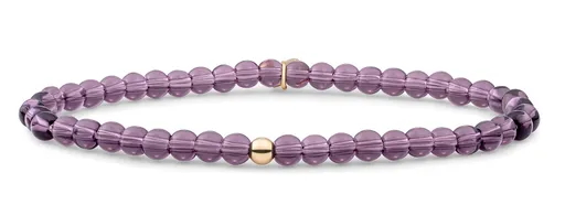 Sparkling Jewels Brățară din mărgele cu rozariu violet SBG-GEM59-ADD-4MM