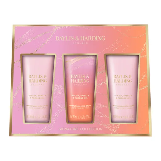 Baylis & Harding Set cadou Jojoba, Vanilie & Ulei de Migdale 3 × 50 ml