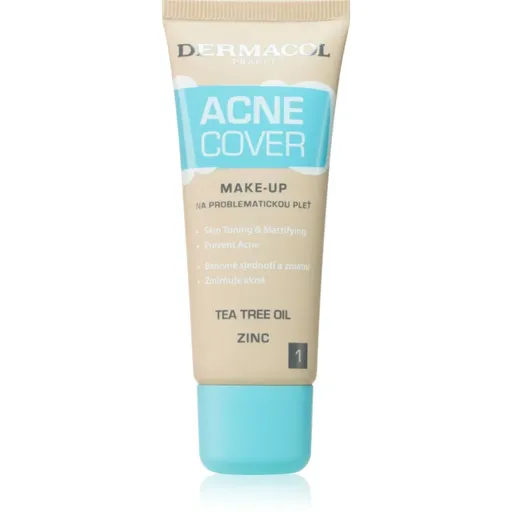 Dermacol Acne Cover machiaj calmant cu ulei din arbore de ceai culoare No.1 30 ml