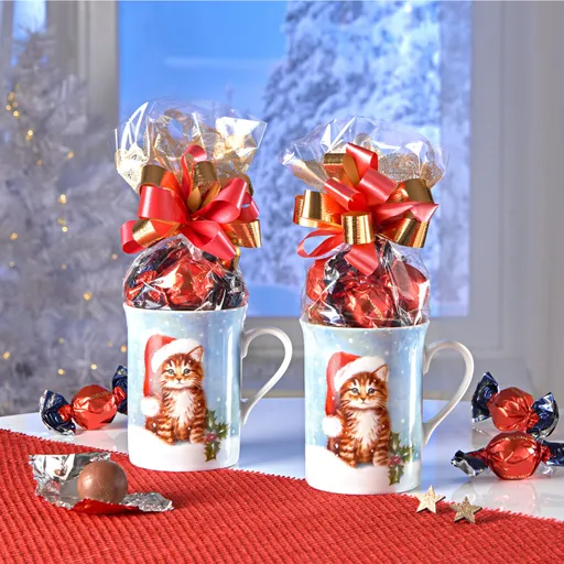 Ceașcă de cafea Pisicuța de Crăciun Minka