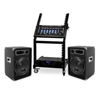 Electronic-Star DJ PA Set Seria Rack Star Mercury Beat 250 de persoane