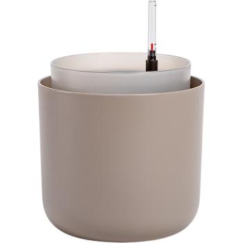 Ghiveci cu auto-irigare Plastia Tolita, maro, diam. 19 cm, maro, diam. 19 cm