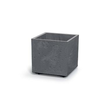 Ghiveci SIERRA SQUARE BETON EFFECT 28,8 cm , gri, gri, S