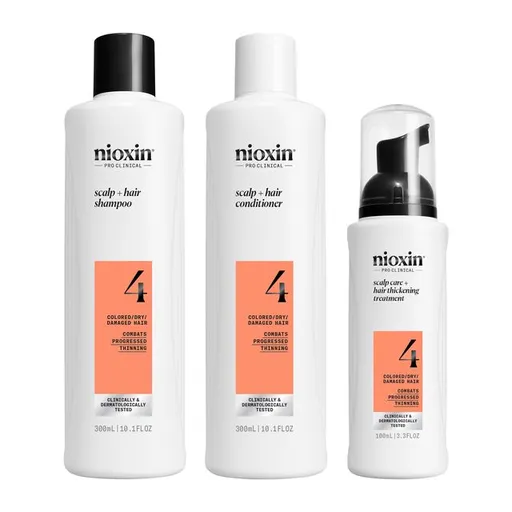 Nioxin Set pentru părul fin, vopsit și vizibil subțiat System 4