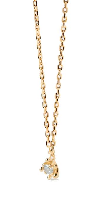 PDPAOLA Colier de damă placat cu aur Grey Fleur Color CO01-963-U