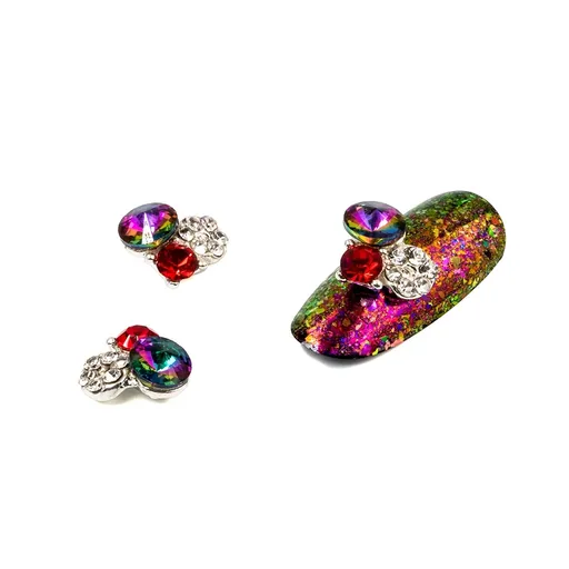 Cristale Unghii Multicolor Nr. 59, Set 3 buc