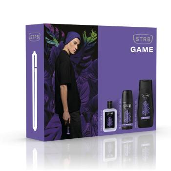 STR8 Game - apă după bărbierit 50 ml + deodorant spray 150 ml + gel de duș 250 ml