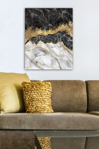 Tablou decorativ, 1415417387-5070, Cadru: 100% LEMN (grosime: 3 cm), Multicolor