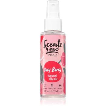 Yardley Scentz 4 Me Very Berry Body Mist pentru femei 100 ml
