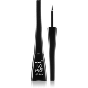 Wet n Wild H2O Proof eyeliner rezistent la apa culoare Black 5 ml