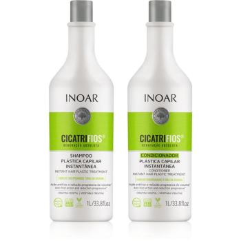 INOAR CicatriFios set pentru parul deteriorat si fragil 2x1000 ml