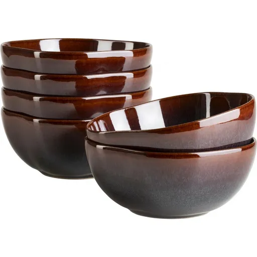 Mäser Set de boluri Cordelia Tropical 16 cm, 6 buc., maro