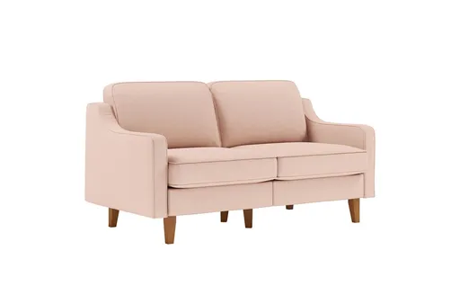 Canapea 2 locuri, Atelier del Sofa, 918CMF1133, Otel, Somon / Nucă