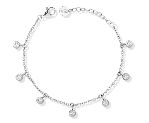 Liu Jo Brățară atemporală din oțel cu cristale LJ2925