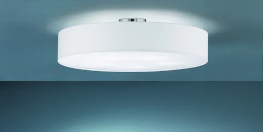 Plafoniera Hotel, TRIO, 65x17 cm, 60W, 5x E27, textil, alb