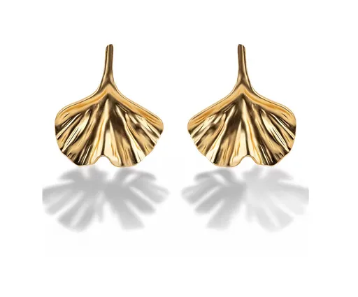 Emily Westwood Cercei unici placați cu aur Frunze Juliette EWE250212G