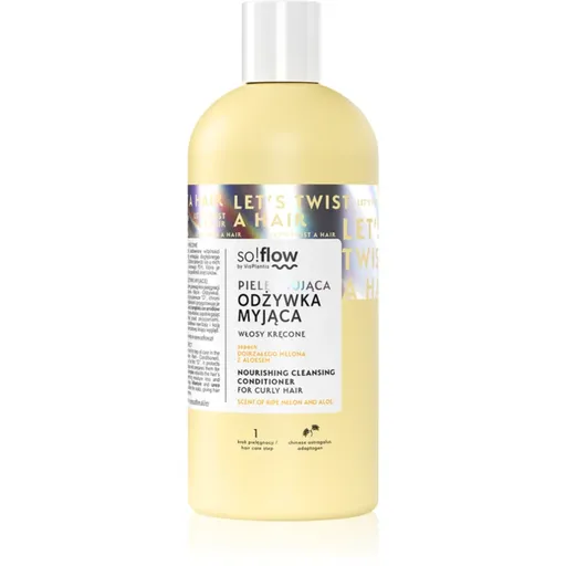 so!flow Curly Hair Nourishing Cleansing Conditioner Balsam de curățare pentru păr creț 200 ml