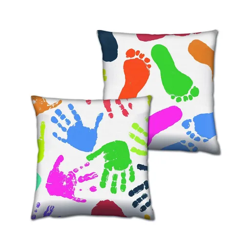 Set perne decorative	, AB-4473-4474, 50% bumbac / 50% poliester, Multicolor