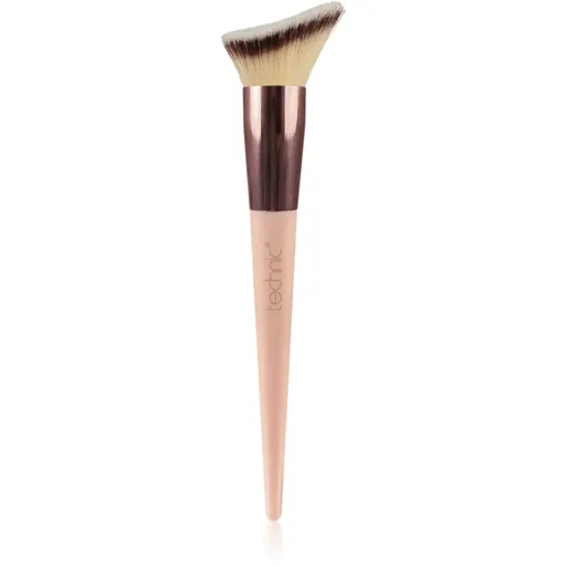 Technic Cosmetics Foundation Brush pensula pentru aplicarea produselor cu consistenta lichida sau cremoasa 1 buc