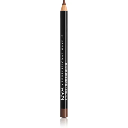 NYX Professional Makeup Eye and Eyebrow Pencil creion de ochi cu trasare precisă culoare Dark Brown 1.2 g