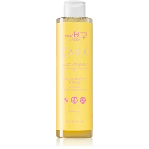 puroBIO Cosmetics Make-up Remover demachiant bifazic 200 ml