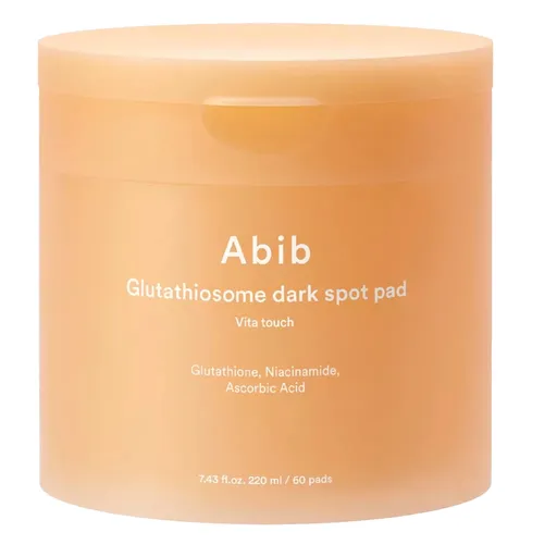 Abib Tampoane de tonifiere iluminatoare pentru pete pigmentare Vita Touch (Glutathiosome Dark Spot Pad) 60 buc