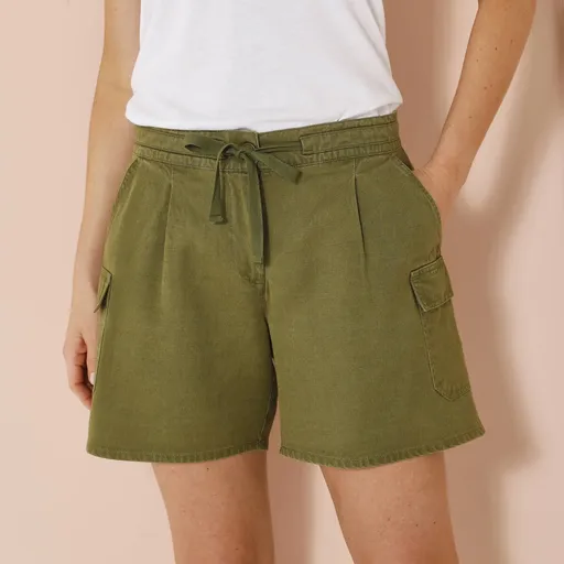 Pantaloni scurți cargo din pânză