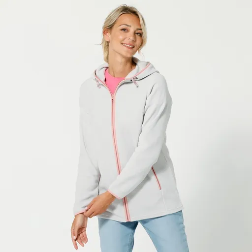 Hanorac cu fermoar din fleece
