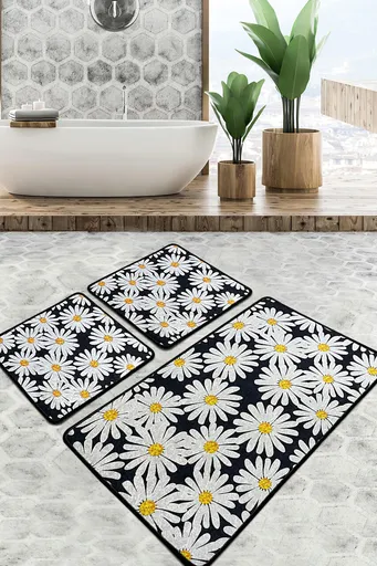 Set covorase de baie, L'essentiel Maison, Primula Djt, Multicolor