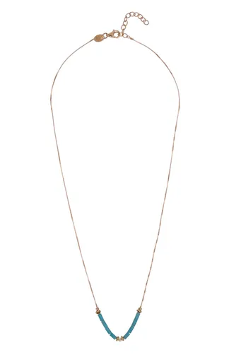 Alisia Colier fermecător placat cu aur pentru femei cu turcoaz și sidef AL4989.01.000