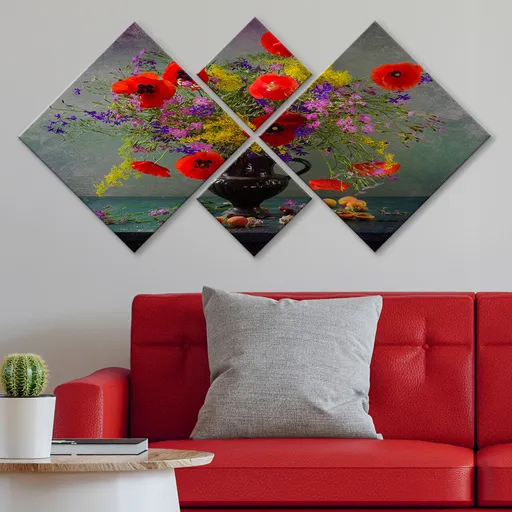 Pictură decorativă MDF, 4MDF1137609692, Imprimat UV, Multicolor