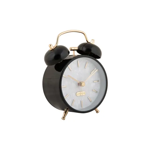 Karlsson 6009BK ceas cu alarmă de design negru,diametru 12 cm, negru