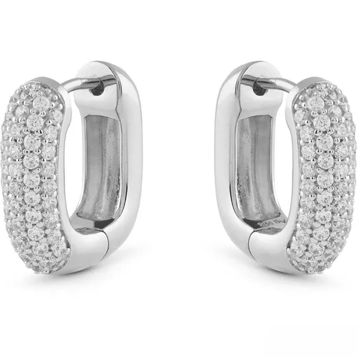 Guess Cercei ovali decenți cu zirconiu cubic Nuances JSBE04535JWRHT/U