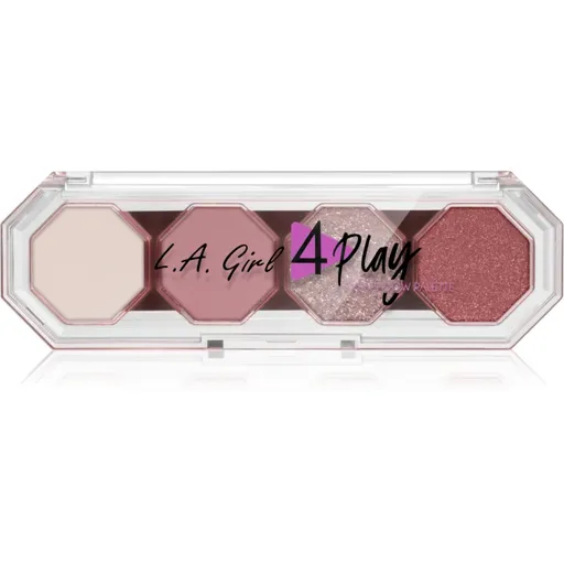 L.A. Girl Cosmetics 4 Play paletă cu farduri de ochi culoare Feel Good 3.2 g