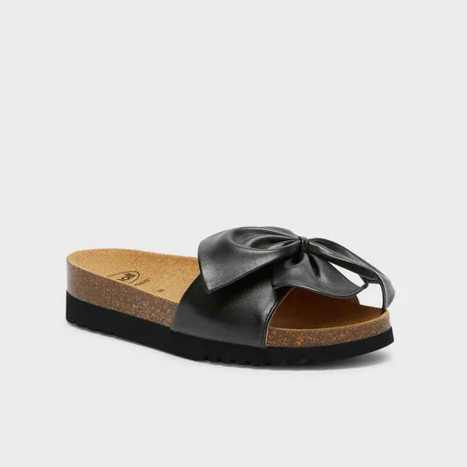 Papuci Scholl Bowy 2.0 negri, mărimea 37, negru, 37 EU