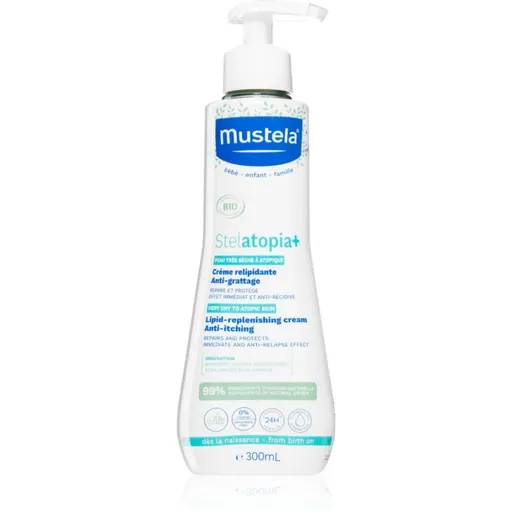 Mustela BIO Stelatopia+ crema calmanta pentru nou-nascuti si copii 300 ml