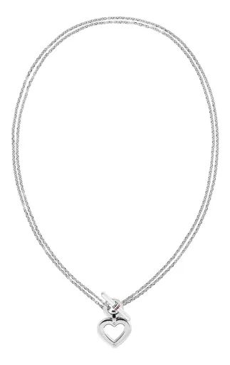Tommy Hilfiger Colier dublu de lux cu pandantiv în formă de inimă Toggle Heart 2780967
