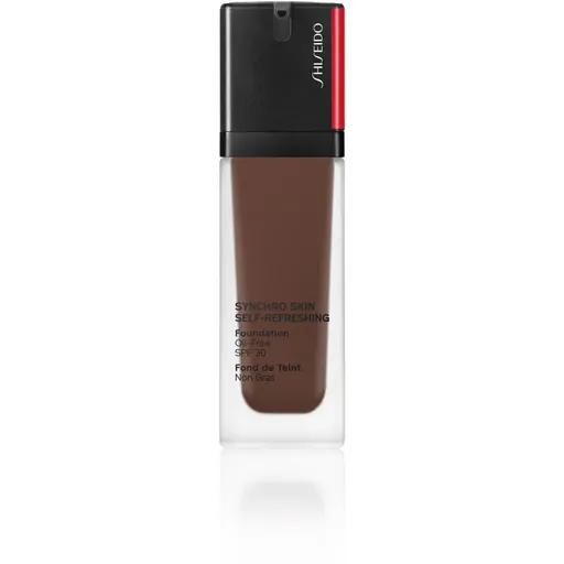Shiseido Synchro Skin Self-Refreshing Foundation machiaj persistent SPF 30 culoare 560 Obsidian 30 ml