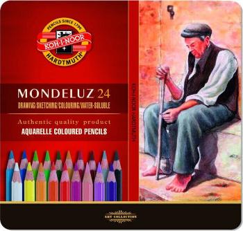 KOH-I-NOOR Mondeluz 3724/24 Akvarell ceruza készlet 24 db