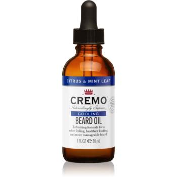 Cremo Cooling Beard Oil Citrus & Mint Leaf ulei pentru barba 30 ml