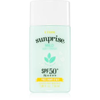 ETUDE Sunprise Mild Airy Finish fluid protector cu minerale pentru fata SPF 50+ 55 ml